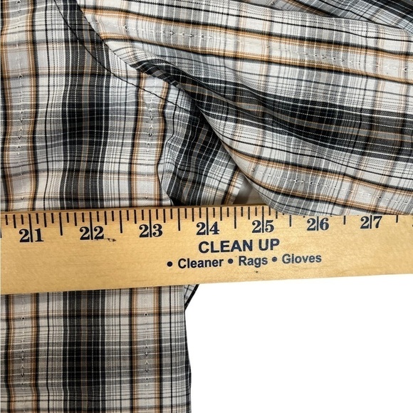 NWT Wrangler Mens Plaid Print Long Sleeve Snap  Wester Shirt Size XL - Picture 8 of 9